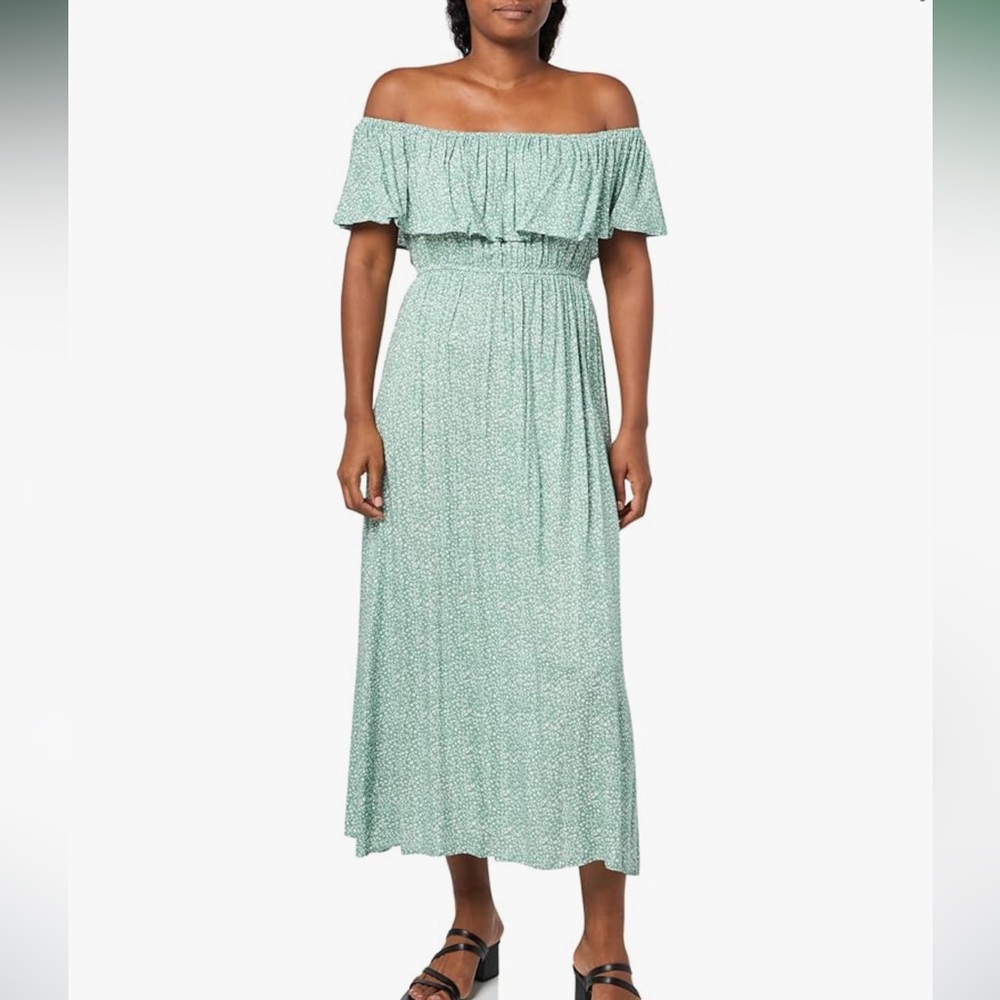 Green Floral Women's Maternity Dress- NWT - Size Large